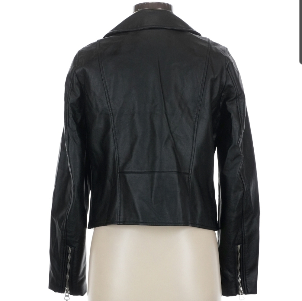 Torrid Black Leather Biker Jacket - Picture 2 of 12